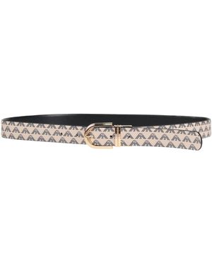 Emporio Armani Belt Polyester, Pvc - White