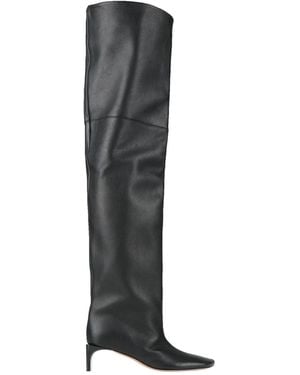 Sportmax Boot Leather - Black
