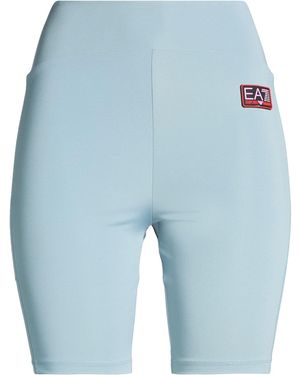 EA7 Shorts & Bermuda Shorts Polyester, Elastane - Blue
