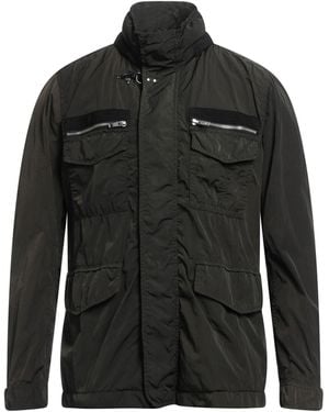 Fay Overcoat & Trench Coat - Black