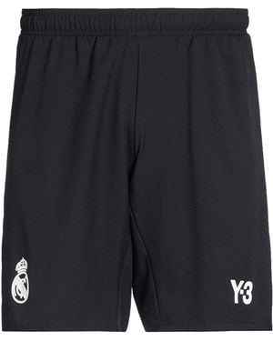 Y-3 X Real Madrid Shorts & Bermuda Shorts Recycled Polyester - Black