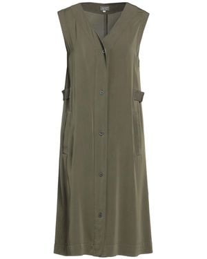 HER SHIRT HER DRESS Midi Dress - Green