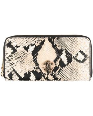 Roberto Cavalli Blush Wallet Leather - White