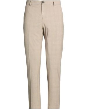 SELECTED Khaki Pants Recycled Polyester, Viscose, Elastane - Natural