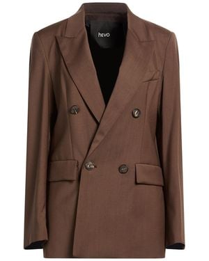 Hevò Blazer Virgin Wool - Brown