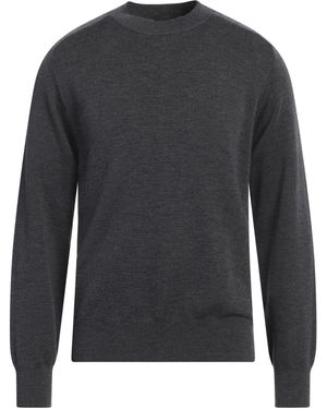 Grifoni Charcoal Sweater Virgin Wool - Gray