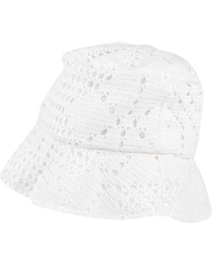 Comme des Garçons Hat Cotton - White