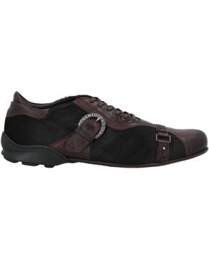 Alberto Guardiani Dark Trainers Leather - Black