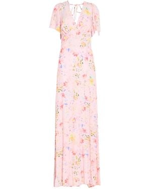 Mar De Margaritas Maxi Dress Viscose - Pink