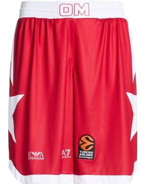 EA7 Shorts & Bermuda Shorts Polyester - Red
