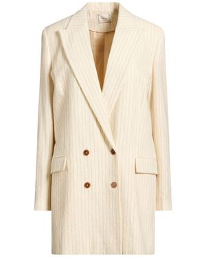 Alysi Cream Blazer Virgin Wool - Natural