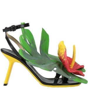 Loewe Sandals Leather - Green