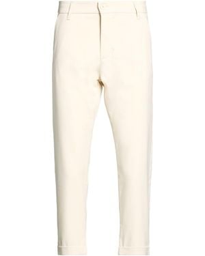 Imperial Cream Pants Polyester, Viscose, Elastane - Natural