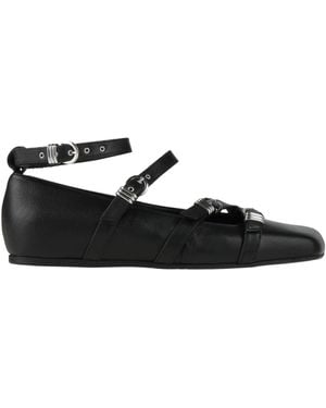 Vic Matié Ballet Flats Leather - Black