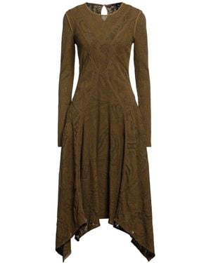 High Midi Dress - Green