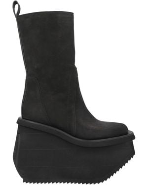 Rick Owens Ankle Boots Leather - Black