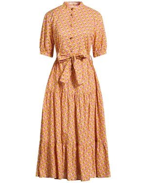 Maliparmi Maxi Dress Cotton - Orange