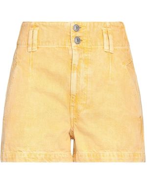 Isabel Marant Denim Shorts Cotton - Yellow