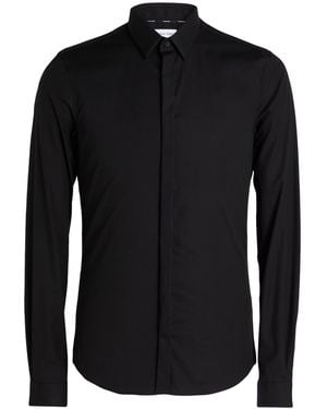 Calvin Klein Shirt Cotton, Elastane - Black