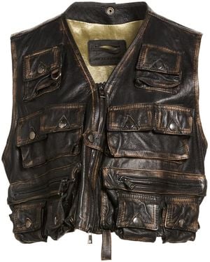 Giorgio Brato Vests - Black