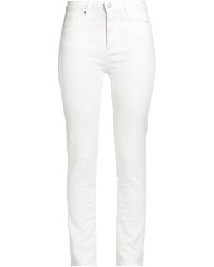 Kiton Jeans Cotton, Elastane - White