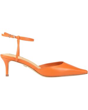 Lola Cruz Court Shoes - Orange