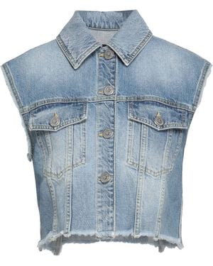 Gaelle Paris Denim Outerwear Cotton - Blue