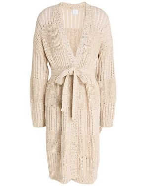 Eleventy Cardigan Cotton, Polyamide, Polyester - Natural