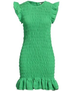 Notes Du Nord Mini Dress Polyester, Elastane - Green