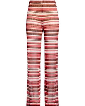 Dixie Pants Viscose, Metallic Fiber, Polyamide - Red