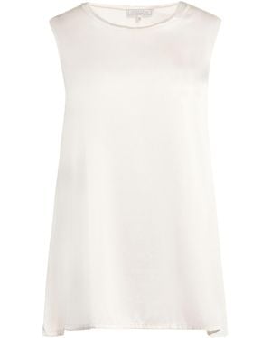 Antonelli Top Silk, Elastane - White