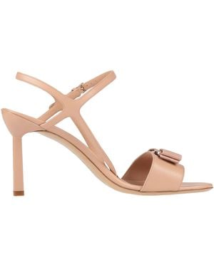 Ferragamo Blush Sandals Lambskin - Pink