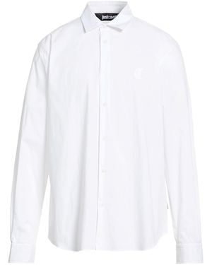 Just Cavalli Shirt Cotton, Polyamide, Elastane - White