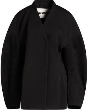 Jil Sander Manteau Long - Noir