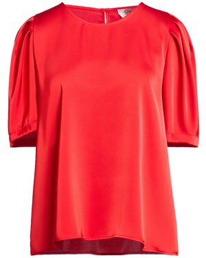 Gai Mattiolo Top Polyester, Elastane - Red