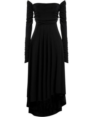 Erika Cavallini Semi Couture Midi Dress - Black