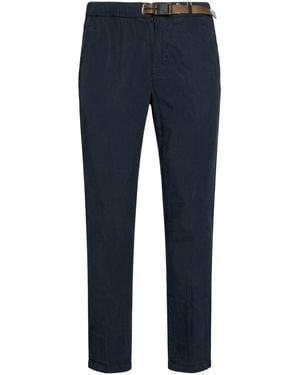 White Sand Pants Lyocell, Linen, Cotton - Blue
