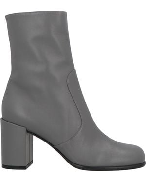 Sergio Rossi Ankle Boots Leather - Grey
