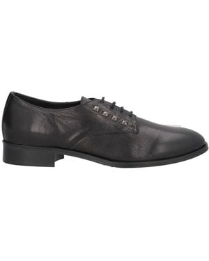 Cervone Lace-Up Shoes Leather - Gray