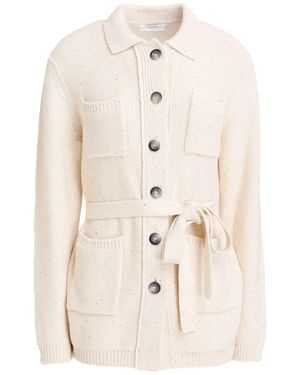 Barba Napoli Cardigan Wool, Cashmere, Metallic Fiber, Polyamide - Natural