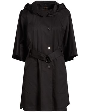 Moorer Overcoat & Trench Coat Polyester, Polyurethane - Black