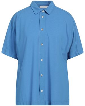 Zanone Azure Shirt Cotton - Blue