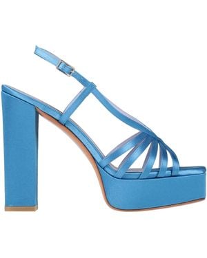 Albano Azure Sandals Textile Fibres - Blue