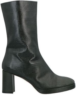 Miista Dark Ankle Boots Soft Leather - Black