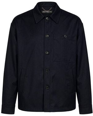 Department 5 Midnight Jacket Virgin Wool - Blue
