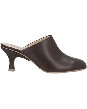 Hogan Mules & Clogs Leather - Brown