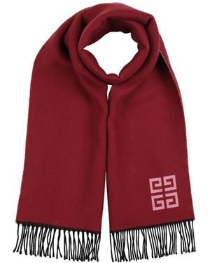 Givenchy Brick Scarf Wool - Red