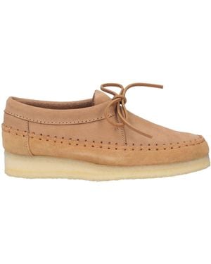 Clarks Light Lace-Up Shoes Leather - Brown