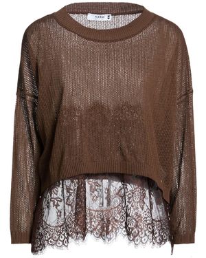 Please Jumper Cotton, Polyester - Brown