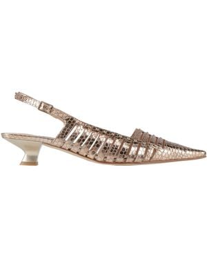 Zinda Court Shoes Leather - Natural